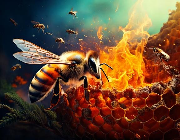 Traitement anti varroa chez SAIT Bresson